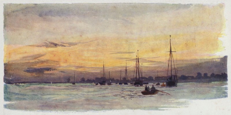 Burnham-on-Crouch, Avond door William Lionel Wyllie