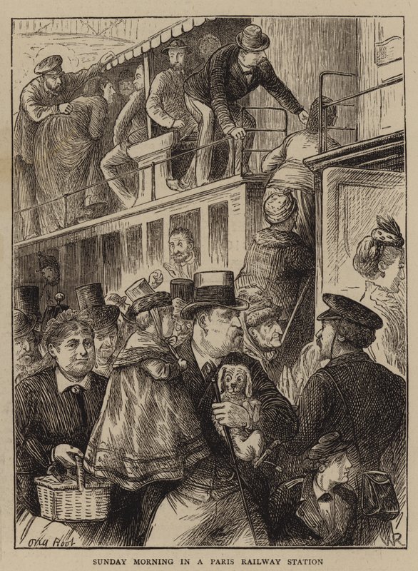 Beelden van leven en karakter in Parijs door een Engelse kunstenaar, V door William Ralston