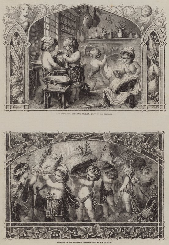 Schetsen van Kerstmis door William Stephen Coleman