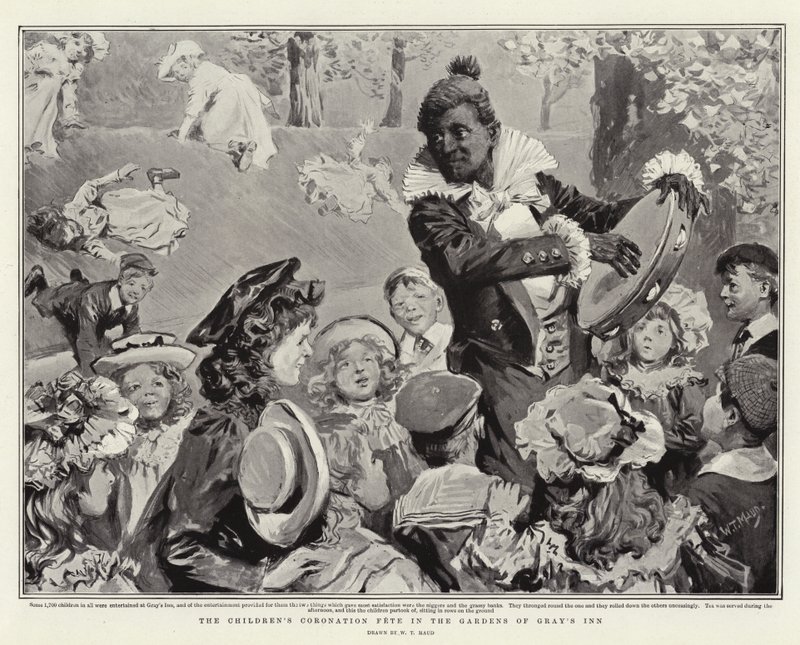 Het Kinderkroningsfeest in de Tuinen van Gray