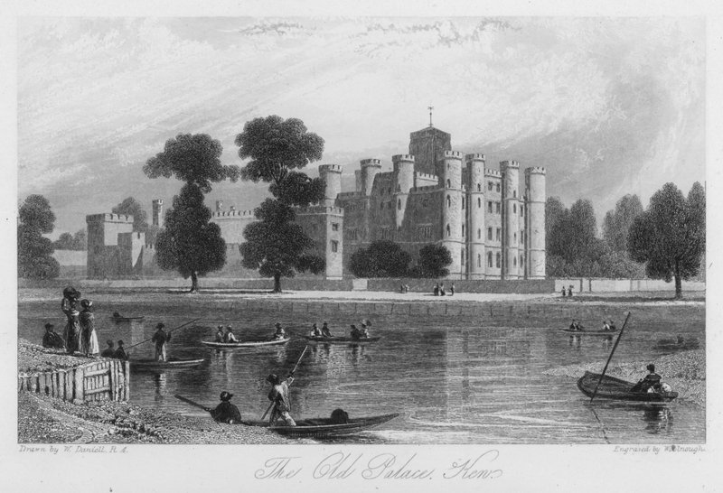 Het Oude Paleis, Ken door William (after) Daniell