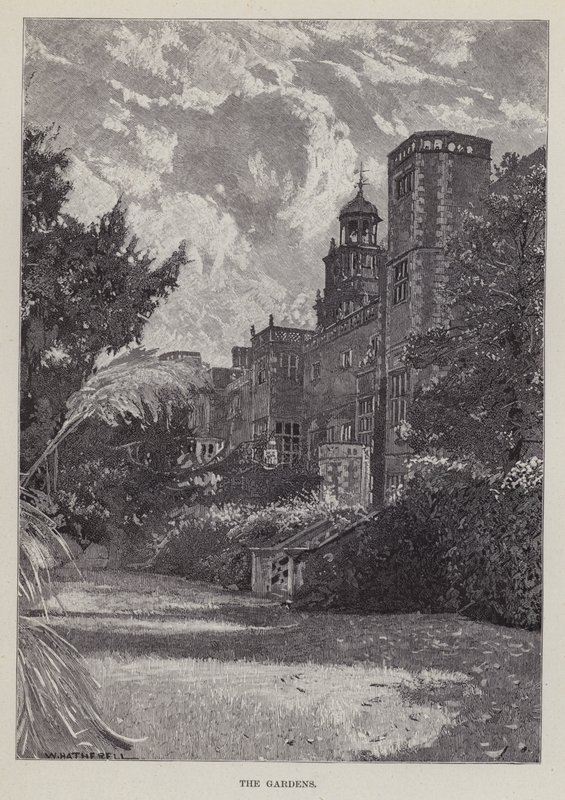 Hatfield House, De Tuinen door William (after) Hatherell