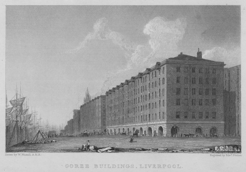 Goree Buildings, Liverpool door William (after) Westall