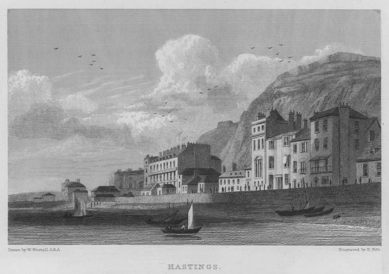 Hastings (gravure) door William (after) Westall