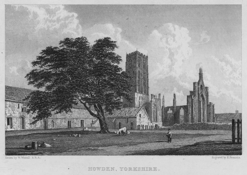 Howden, Yorkshire (gravure) door William (after) Westall