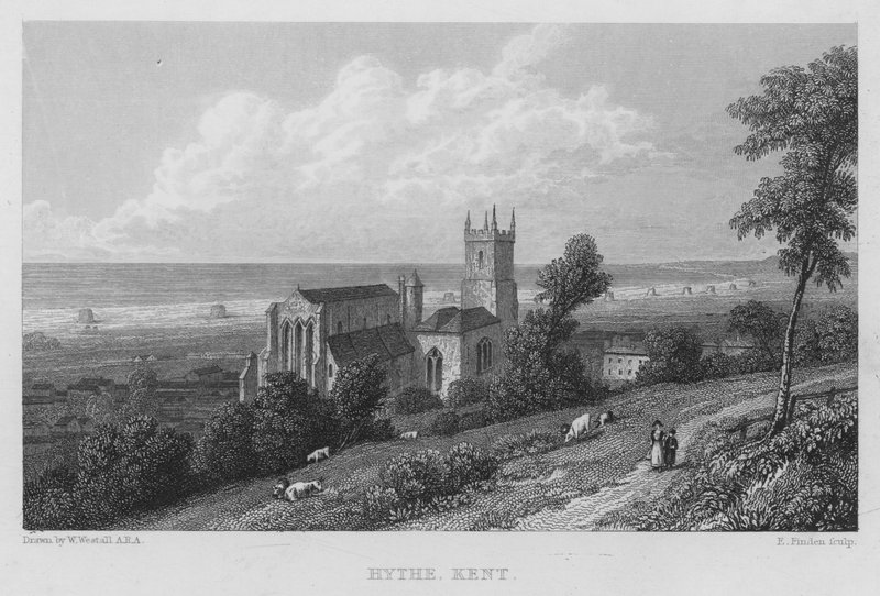 Hythe, Kent door William (after) Westall
