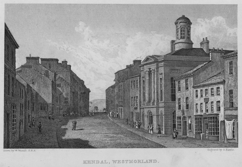 Kendal, Westmorland door William (after) Westall