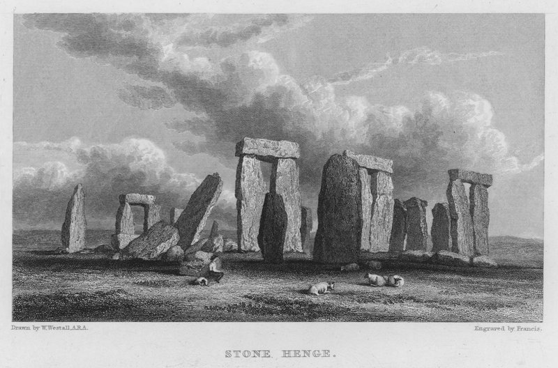 Stonehenge door William (after) Westall