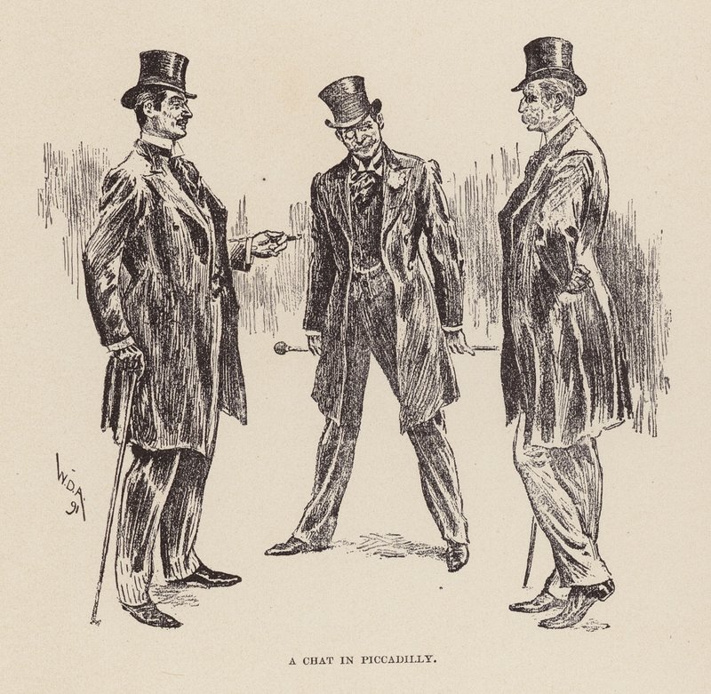 Een gesprek in Piccadilly door William Douglas Almond