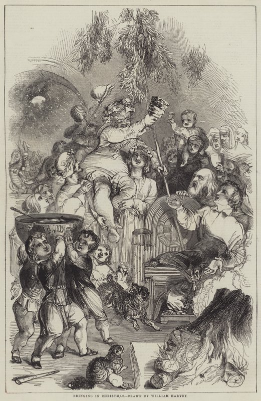 Kerstmis Binnenbrengen door William Harvey