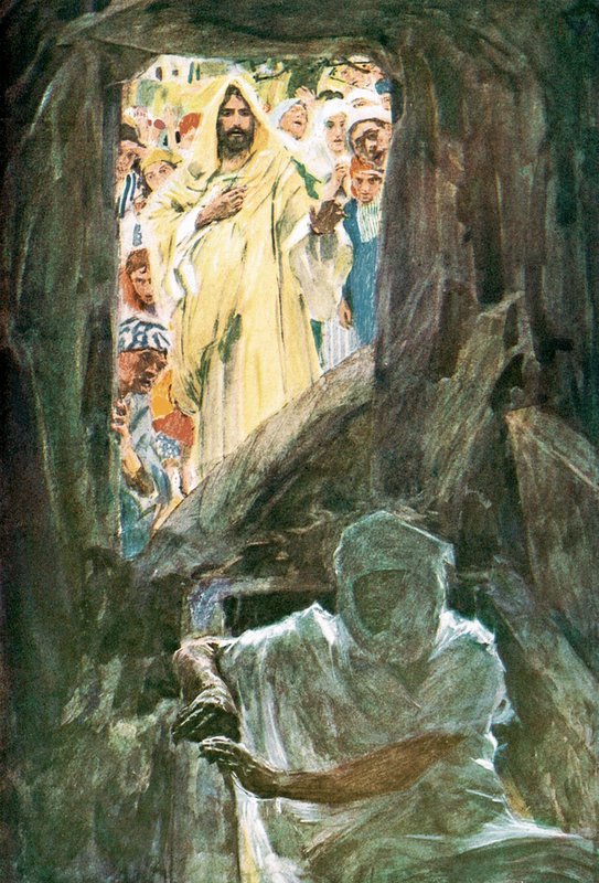 De Opwekking van Lazarus door William Hatherell