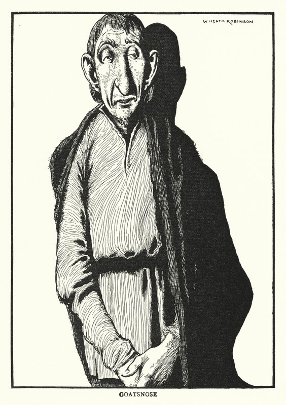 Geitenneus door William Heath Robinson
