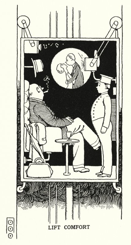 Levenscomfort door William Heath Robinson