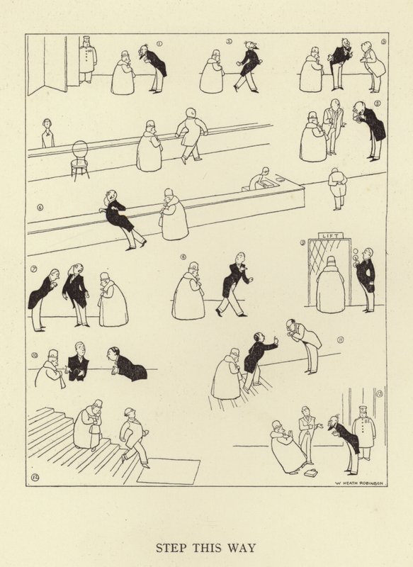 Stap deze kant op door William Heath Robinson