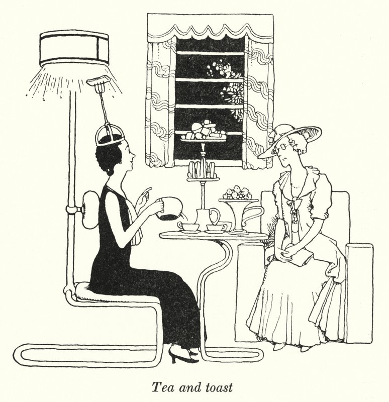 Thee en toast door William Heath Robinson