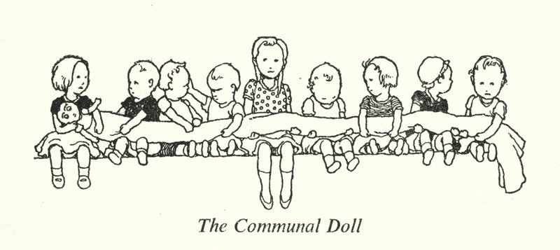 De gemeenschappelijke pop door William Heath Robinson