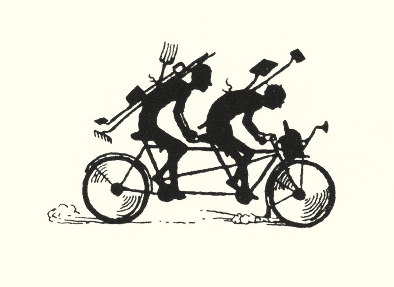Het einde door William Heath Robinson