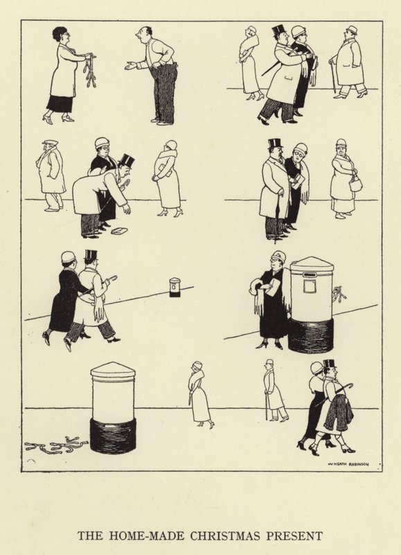 Het zelfgemaakte kerstcadeau door William Heath Robinson
