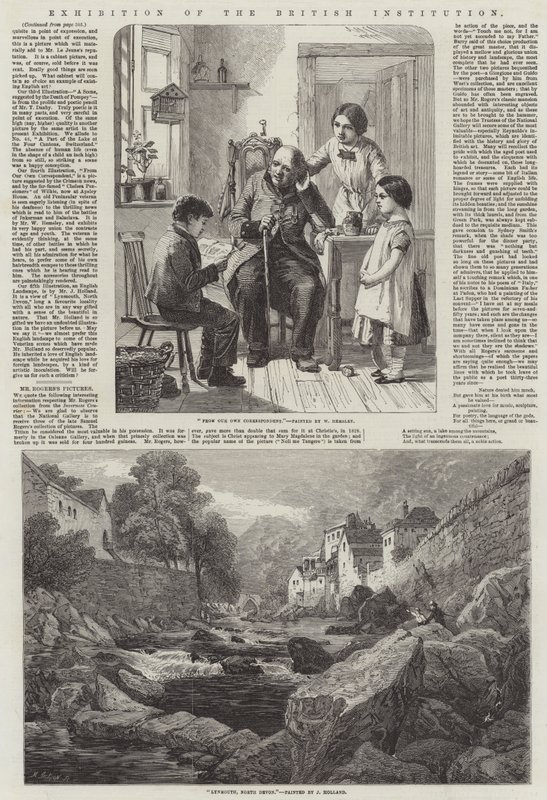 Tentoonstelling van de Britse Instelling door William Hemsley