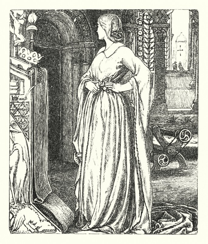Godiva door William Henry (after) Hunt