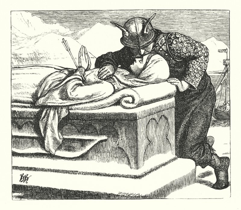 De Ballade van Oriana door William Henry (after) Hunt