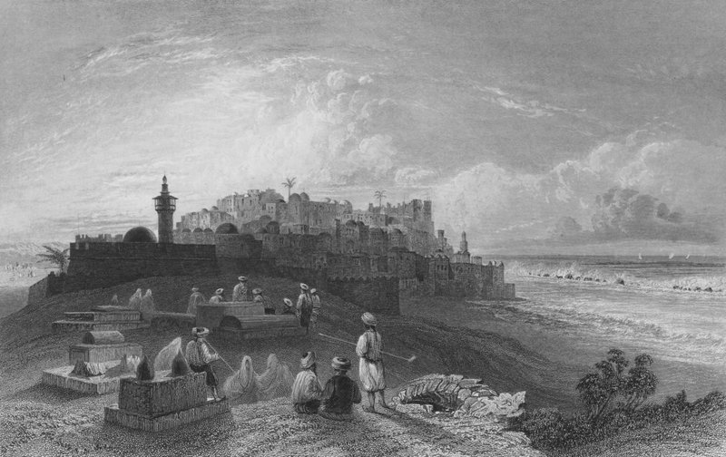 Jaffa, het oude Joppa door William Henry Bartlett