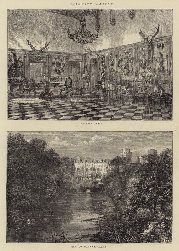 Warwick Castle door William Henry James Boot