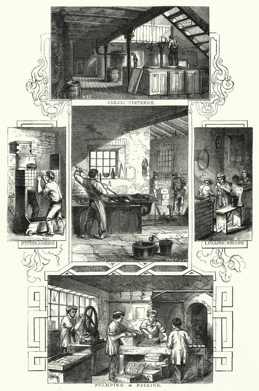 Zeepfabricage door William Henry Pike