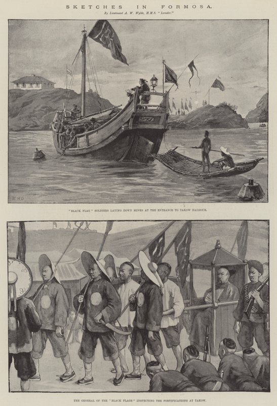 Schetsen in Formosa door William Heysham Overend