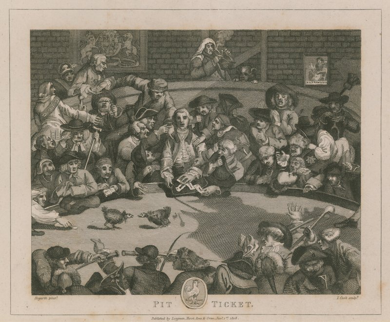 Pit Ticket door William Hogarth