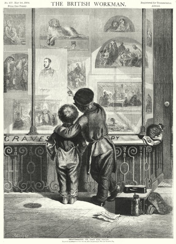 Shaftesbury; of, Verloren en gevonden (gravure) door William MacDuff