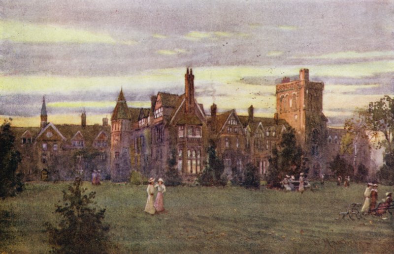 Girton College, Avond door William Matthison