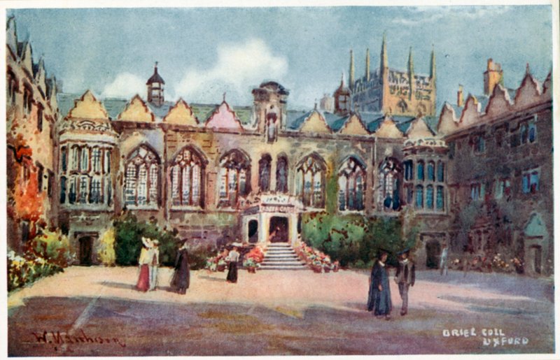 Oriel College door William Matthison