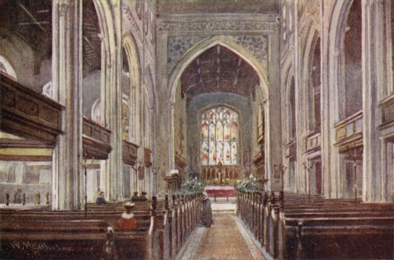 Universiteitskerk van Grote St Mary door William Matthison