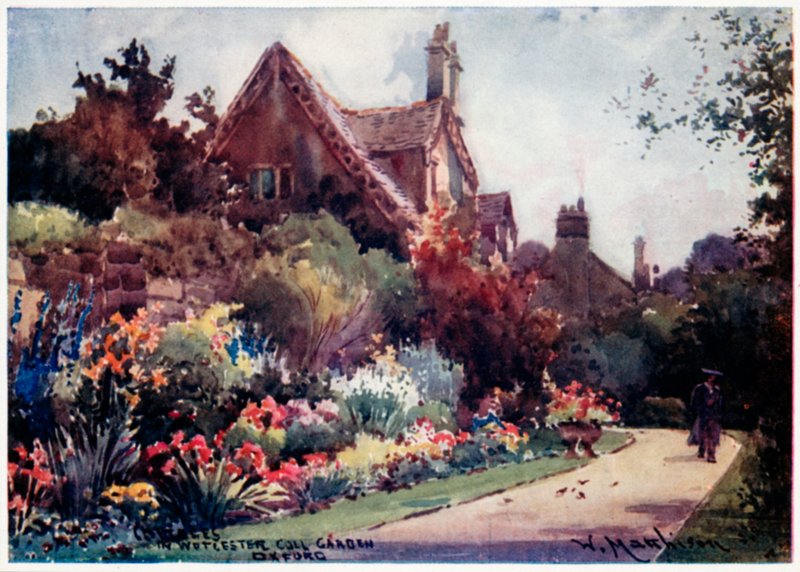 Worcester College Tuin door William Matthison