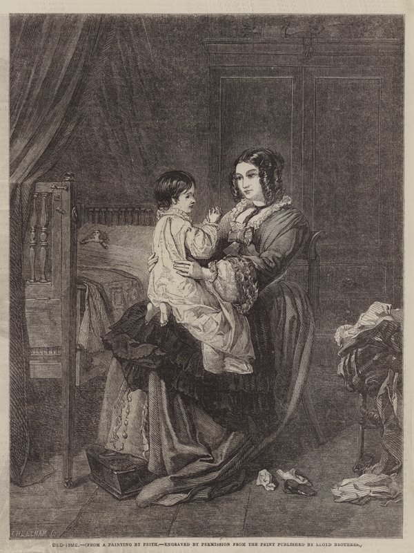 Bedtijd door William Powell after Frith