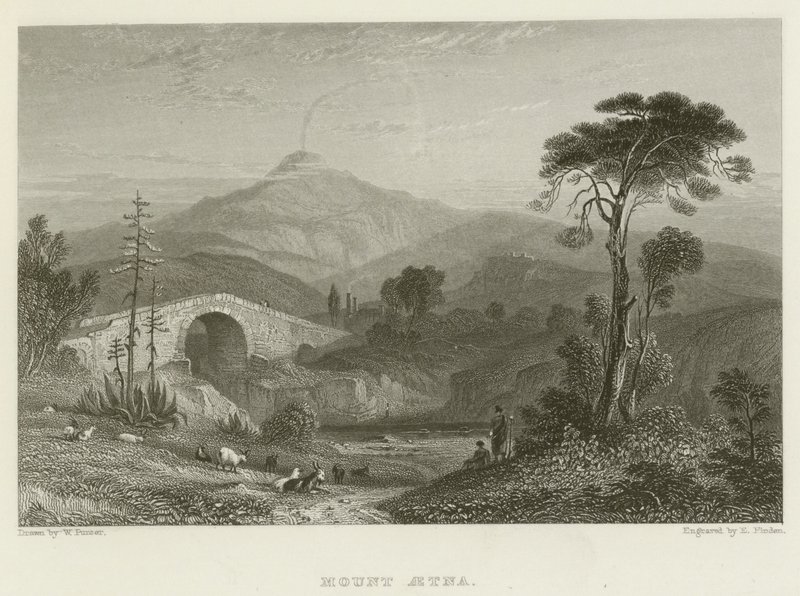 De berg Aetna door William Purser