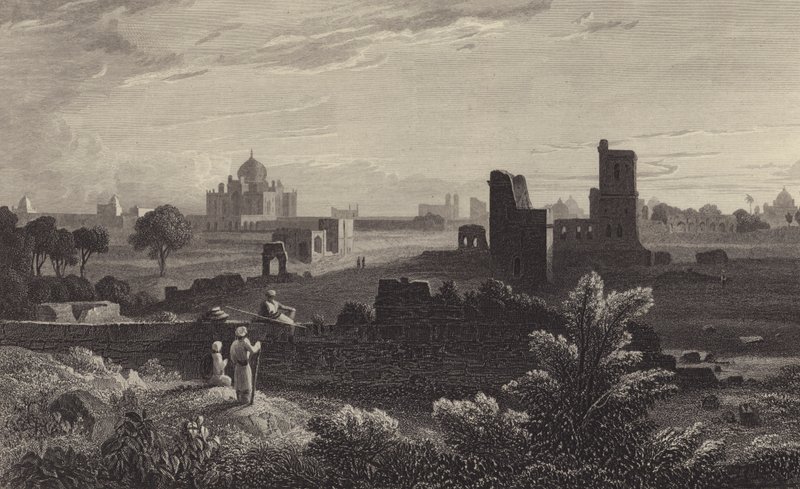 Graf van Humayun, Delhi door William Purser