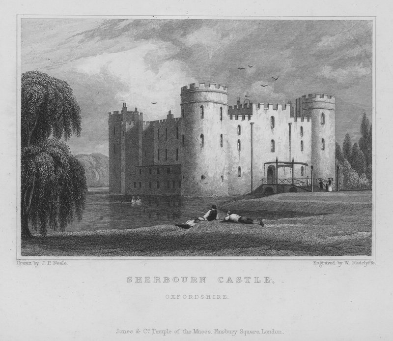 Sherbourn Castle, Oxfordshire door William Radclyffe