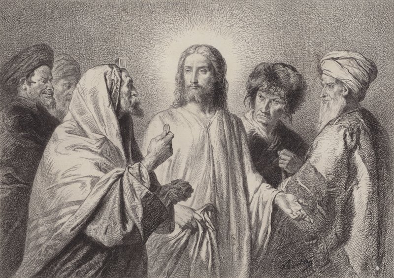 De penning van Caesar door after Albert Robida
