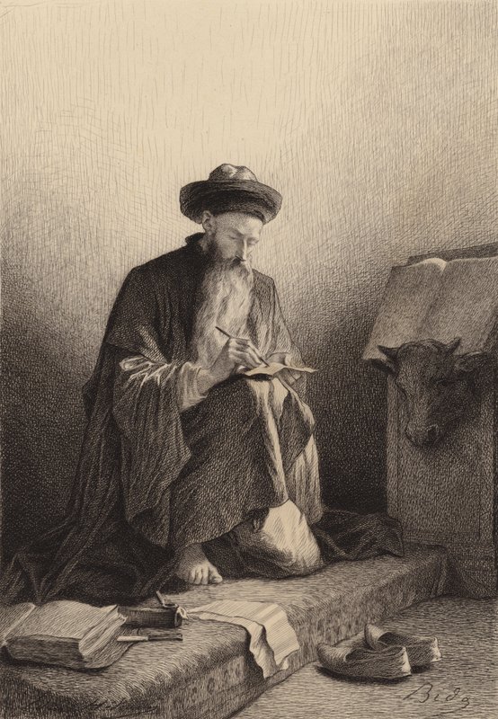 Sint Lucas door after Albert Robida