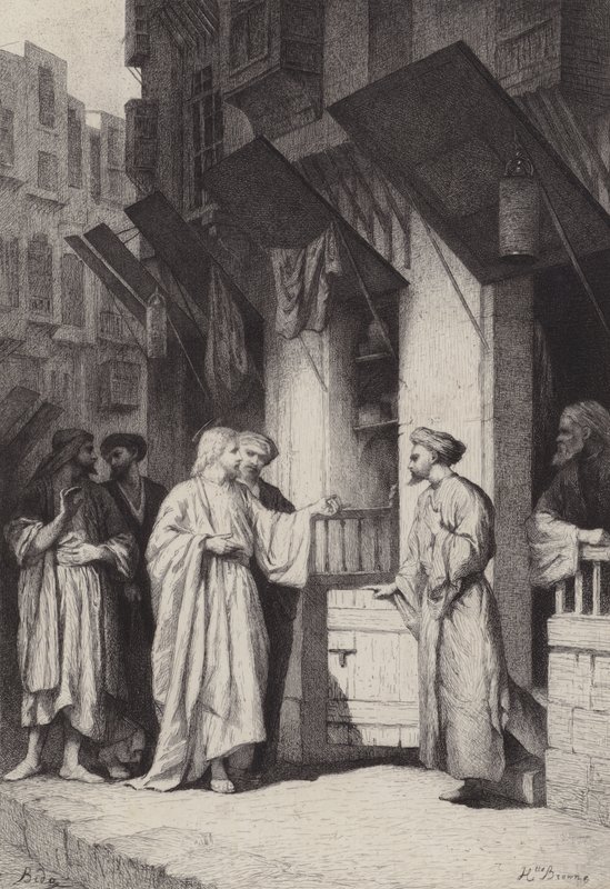 De centurio door after Albert Robida