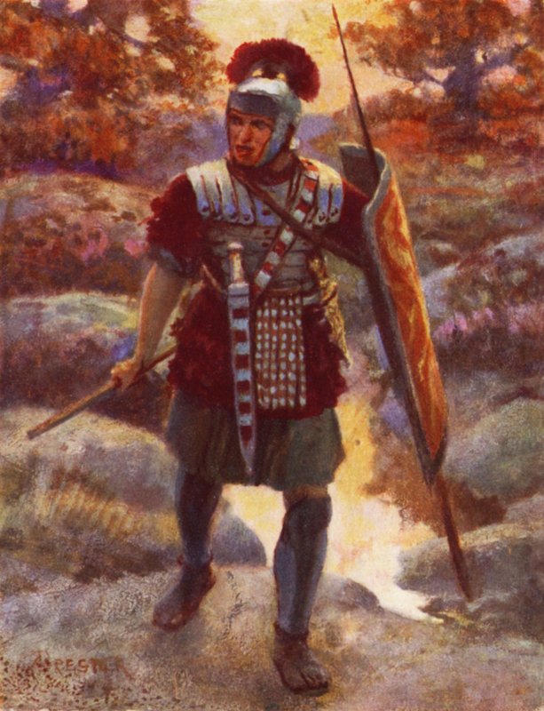 Een Centurion op Mars door after Amedee Forestier