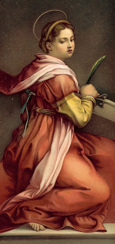 St. Katherine door Andrea del (after) Sarto