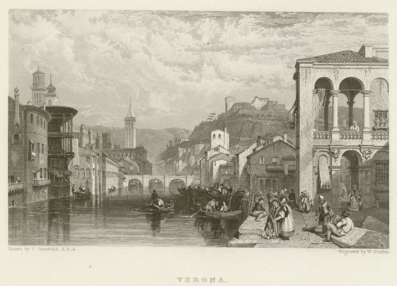Verona door after C. Stanfield