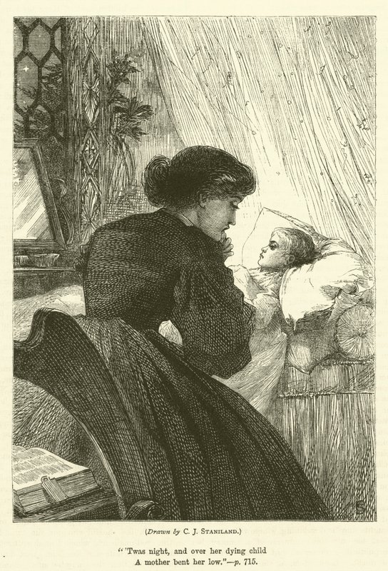Het stervende kind door after Charles J. Staniland