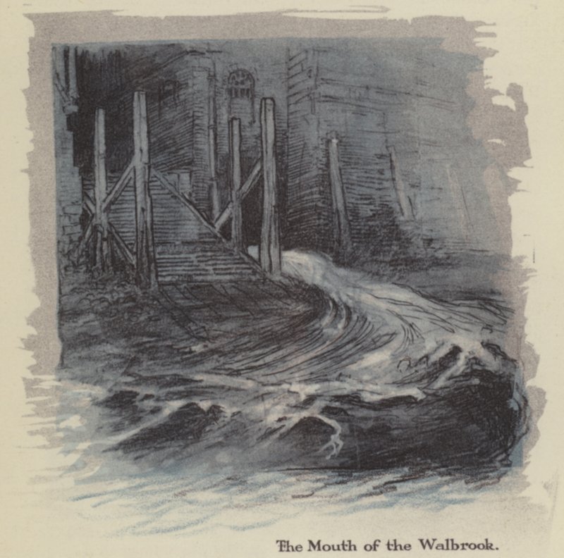 De monding van de Walbrook door after Donald Maxwell
