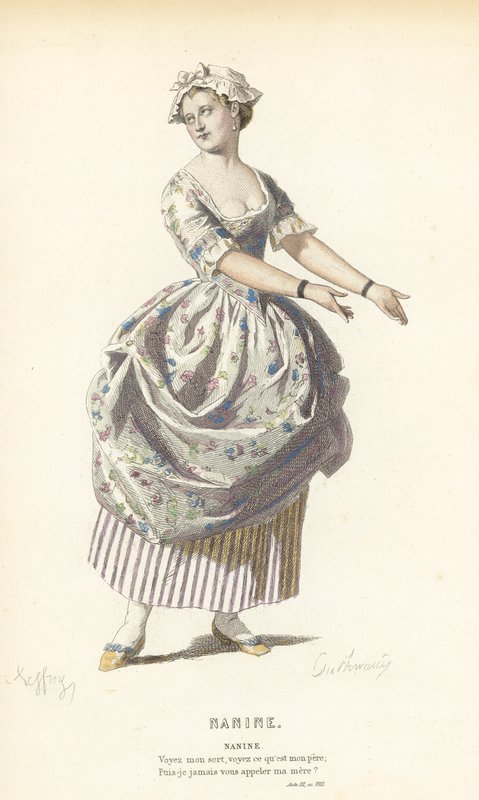 Nanine door after Edmond A.F. Geffroy