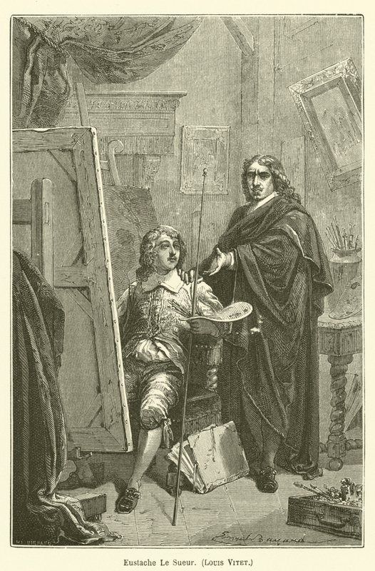 Eustache Le Sueur, Louis Vitet door after Emile Antoine Bayard