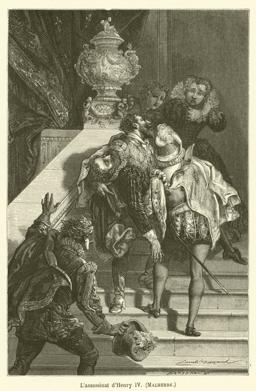 De moord op Henry IV, Malherbe door after Emile Antoine Bayard